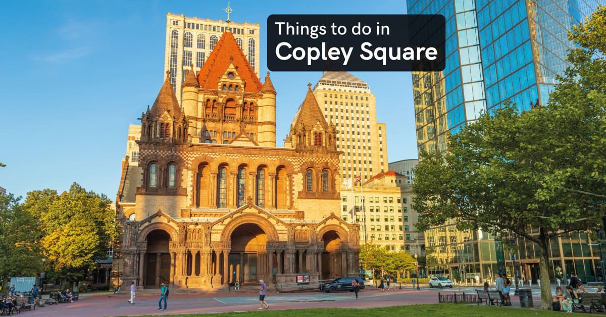 things to do in Copley square